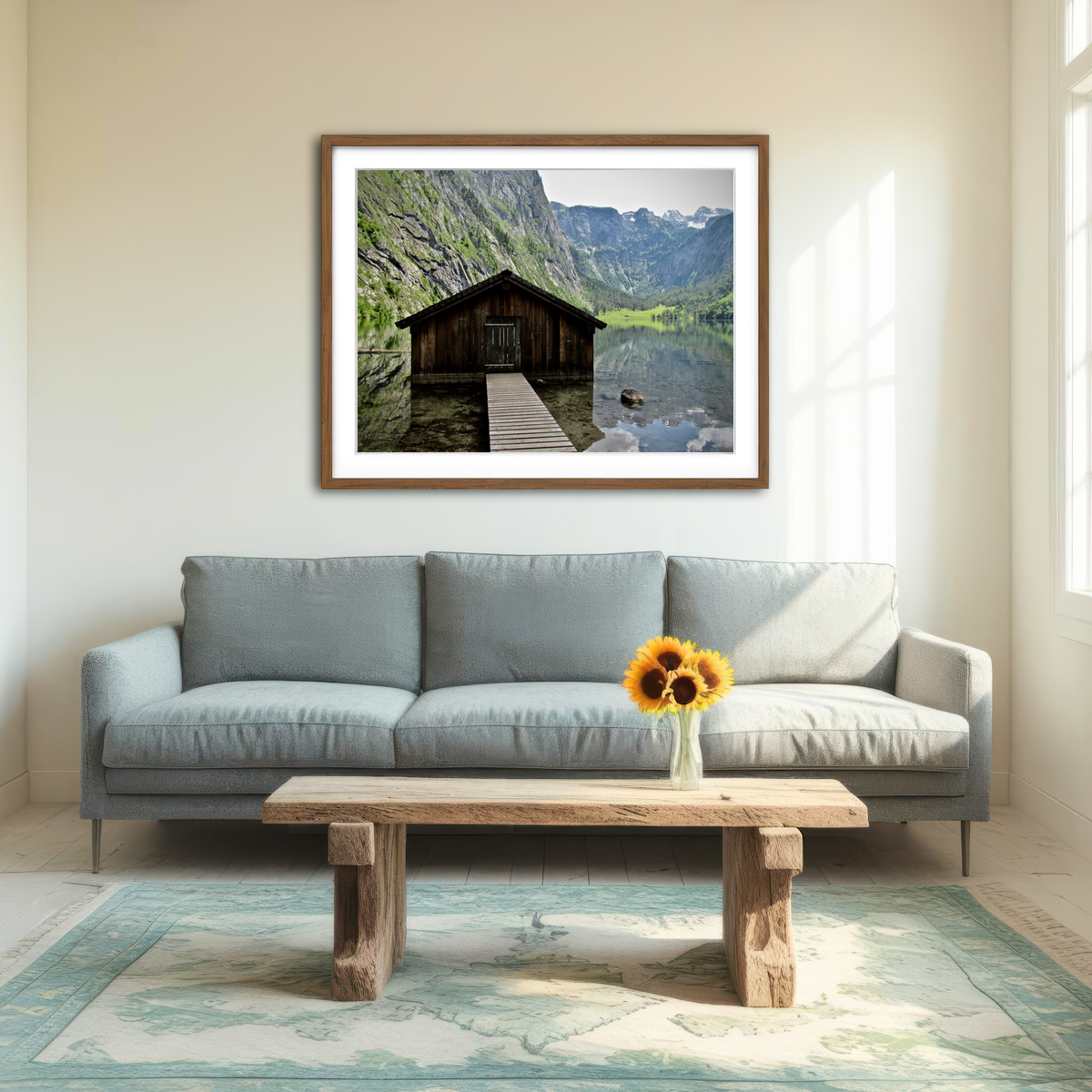 AUTO-MOCKUP ROOM | Obersee Bavaria Wall Art