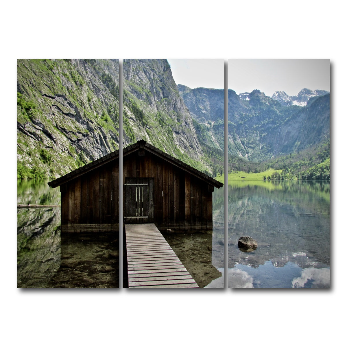 AUTO-MOCKUP WHITE | Obersee Bavaria | 3 Piece | Gallery Wrap Canvas | group=8x18