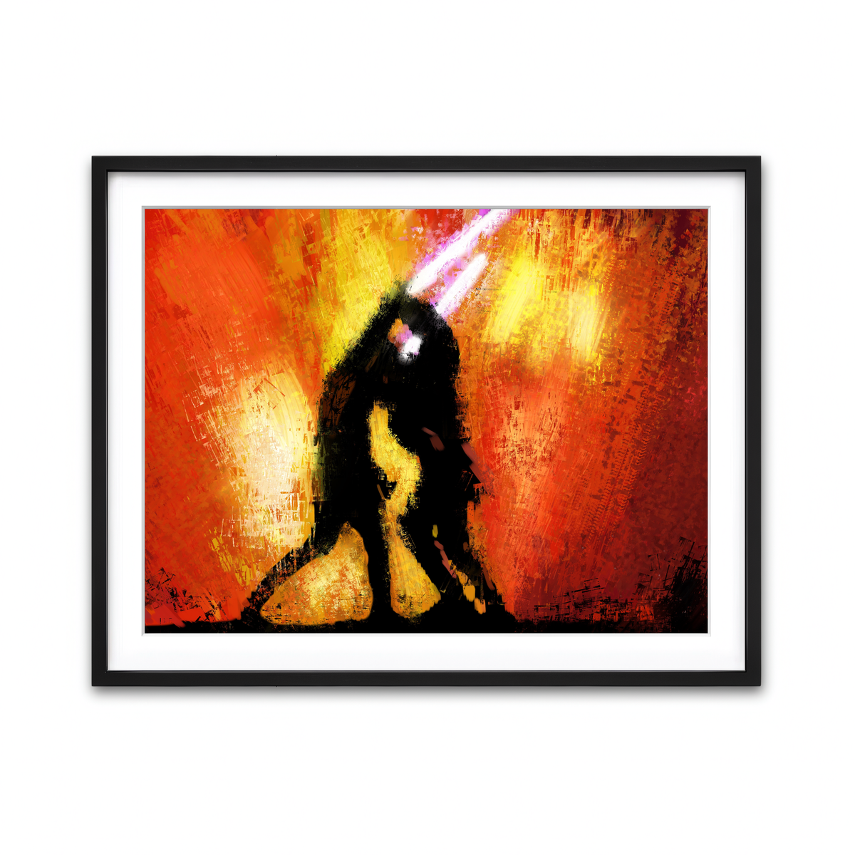 Framed Print 4x3 Black