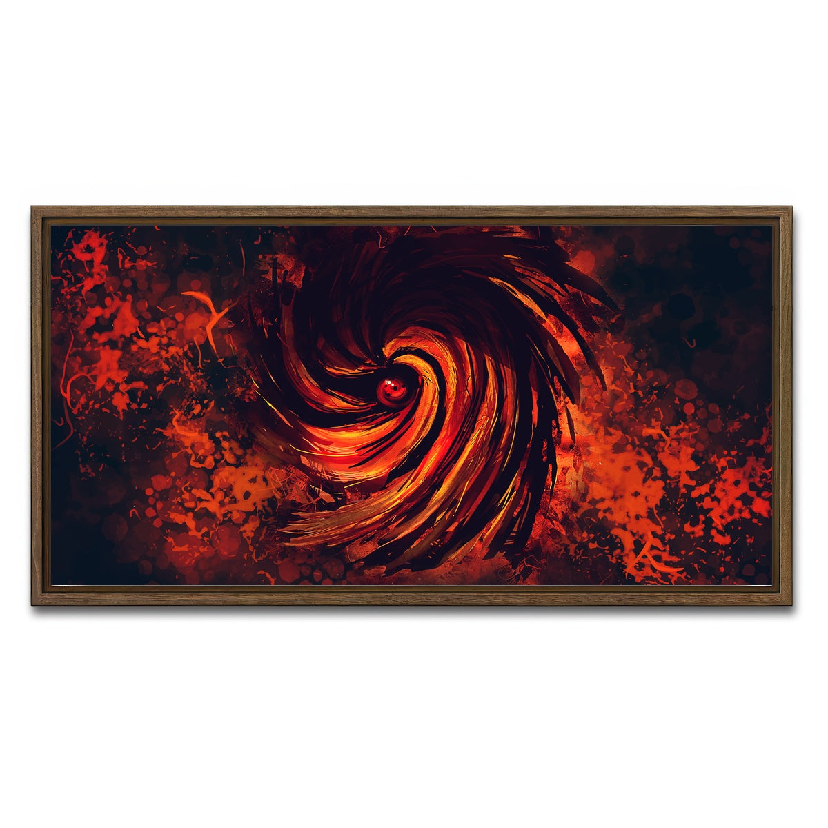 AUTO-MOCKUP WHITE | Obito | 1 Piece | Walnut Framed Canvas | group=2x1