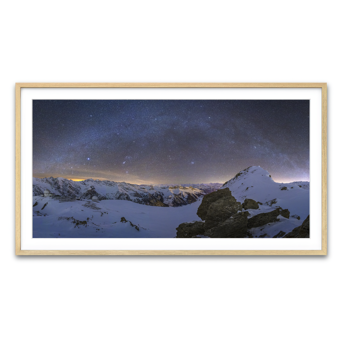 Framed Print 2x1 Natural