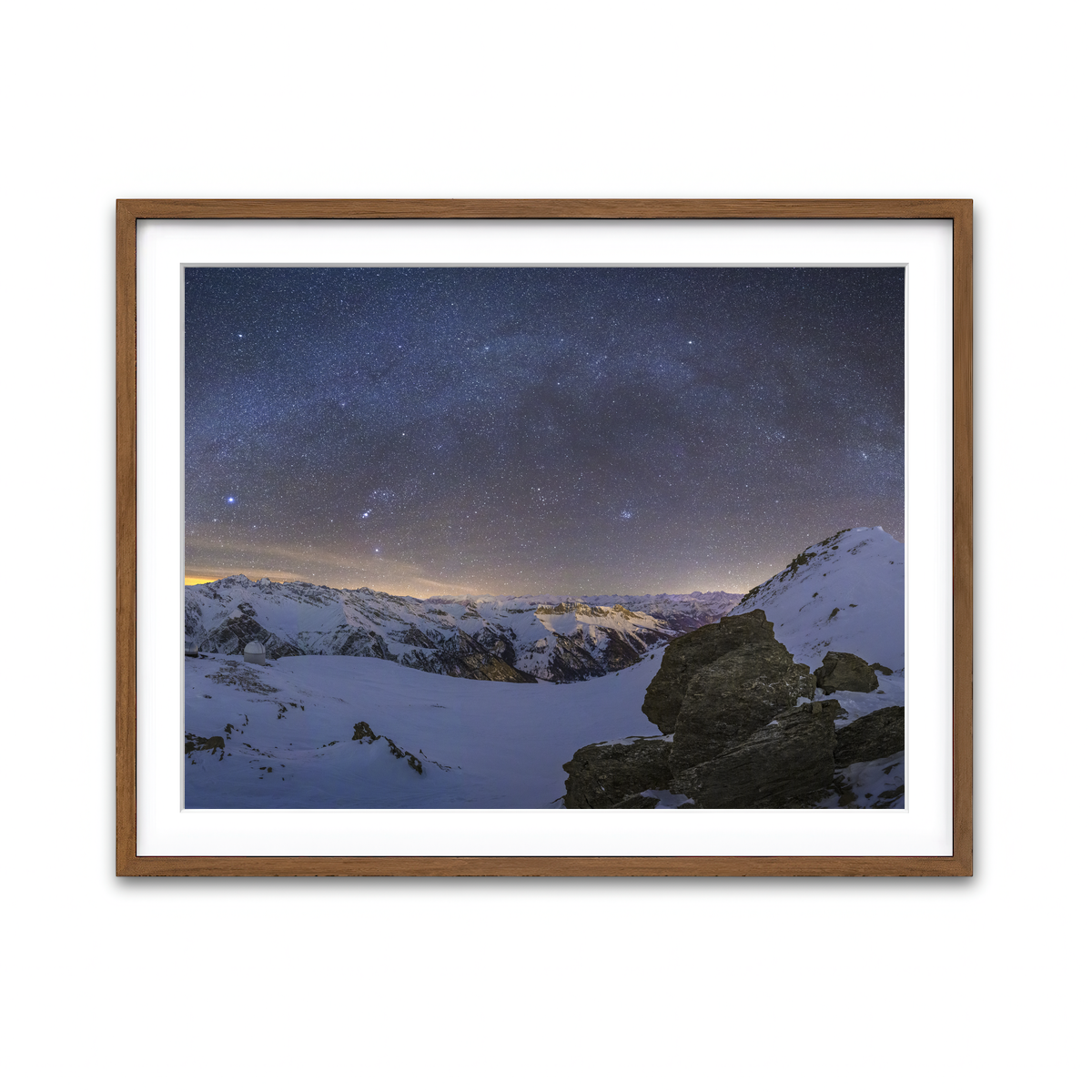 Framed Print 4x3 Walnut