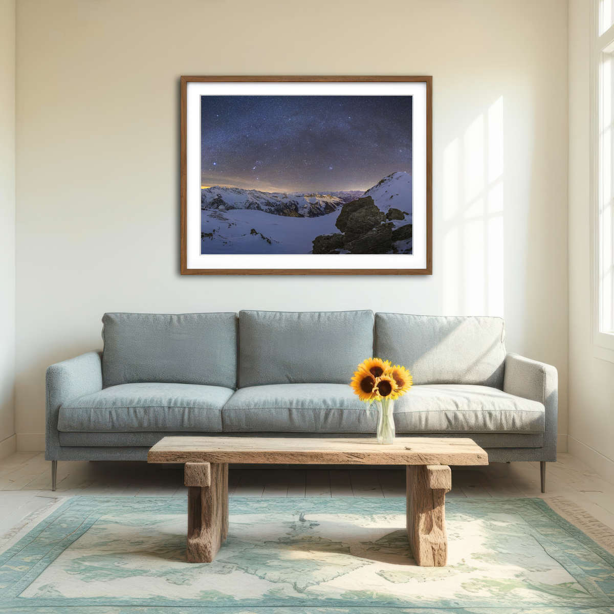 AUTO-MOCKUP ROOM | Observatory of Saint-Veran Wall Art