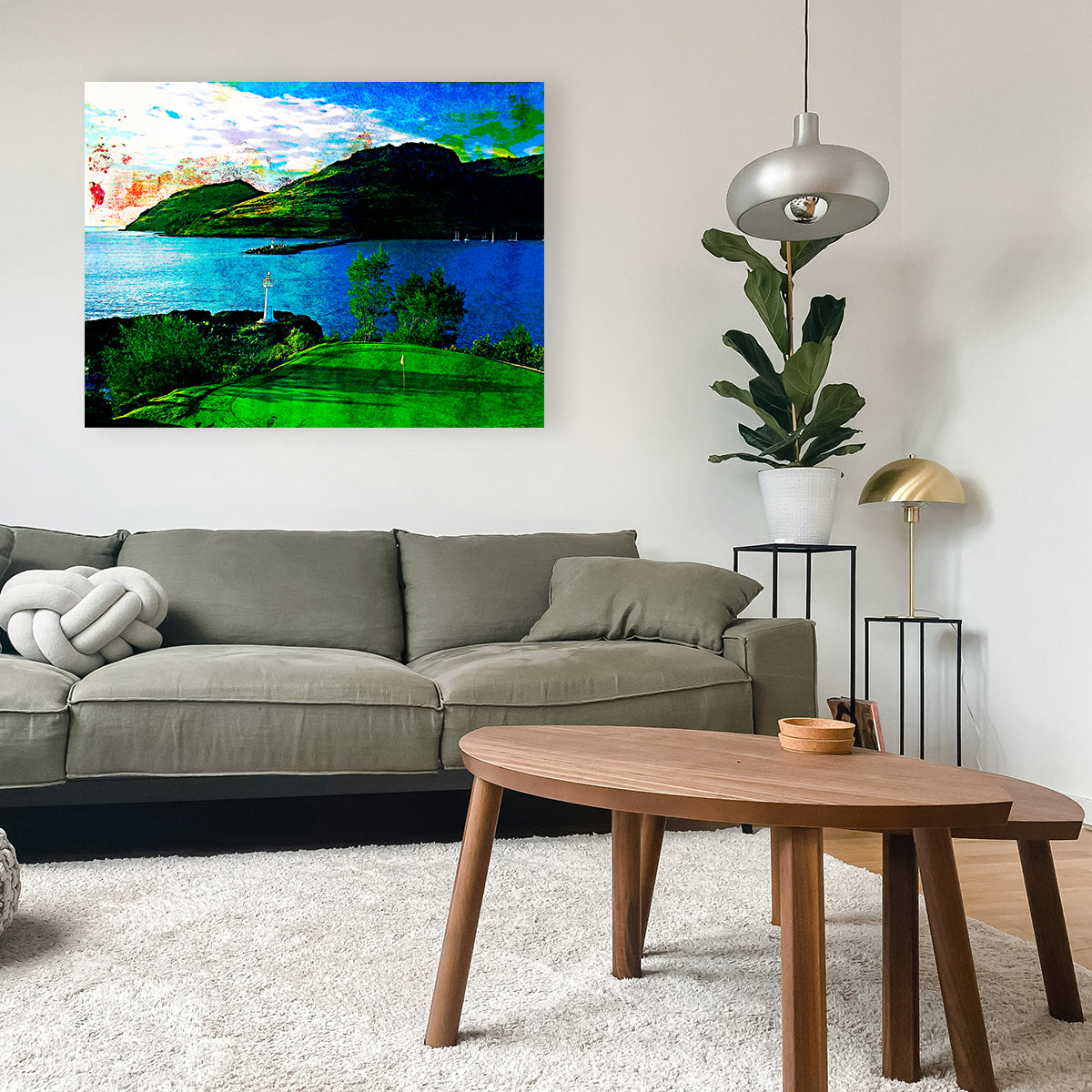 Ocean Course at Hokuala Wall Art