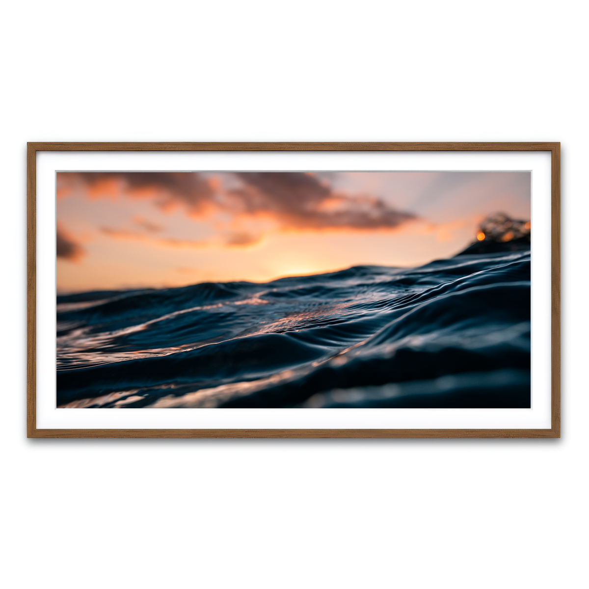 Framed Print 2x1 Walnut