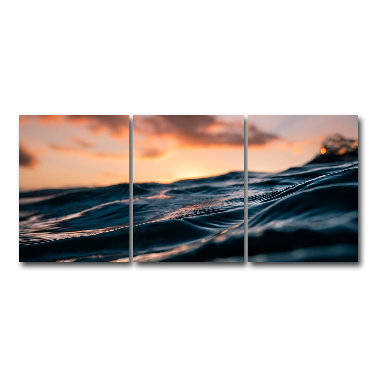 AUTO-MOCKUP WHITE | Ocean Flow | 3 Piece | Gallery Wrap Canvas | group=18x24