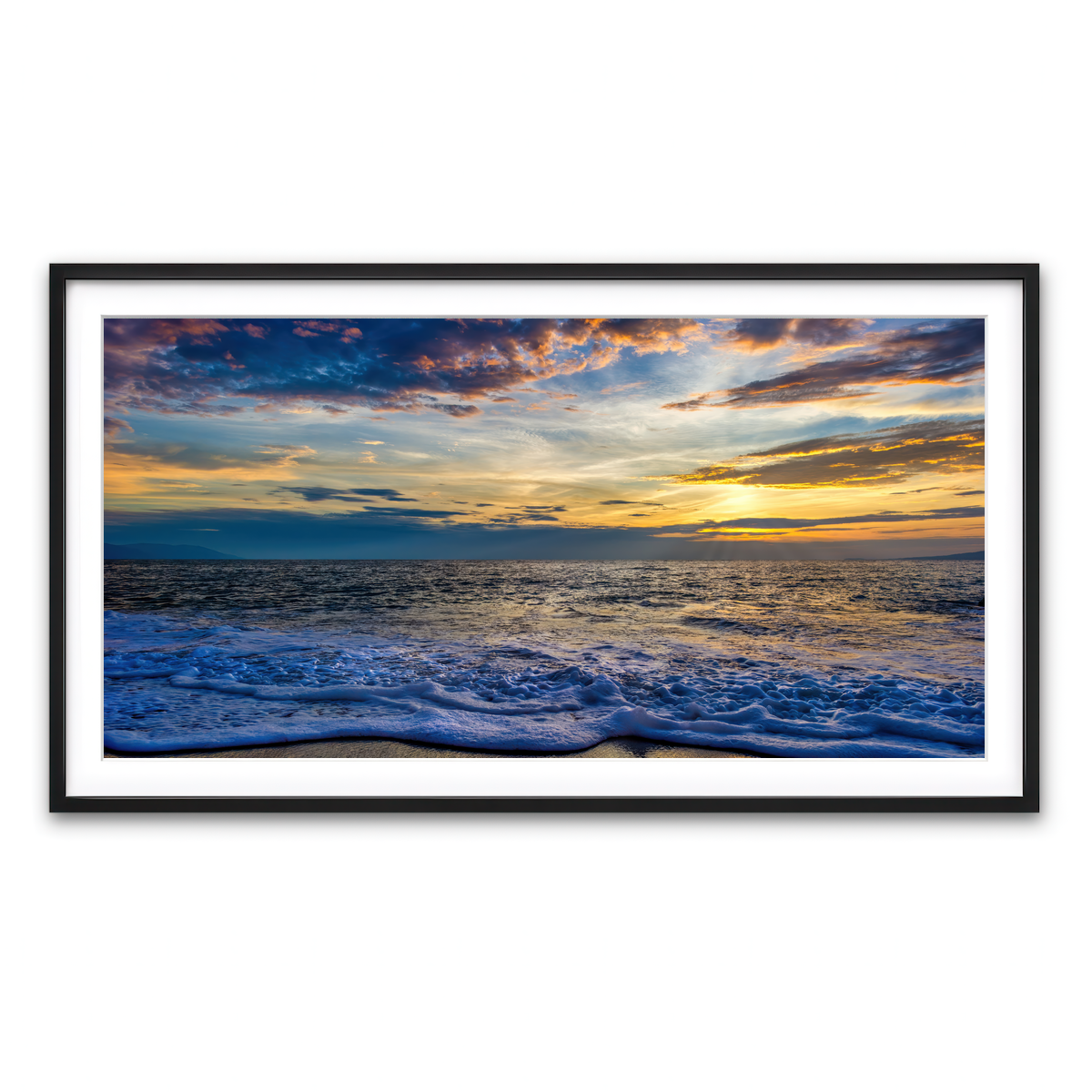 Framed Print 2x1 Black