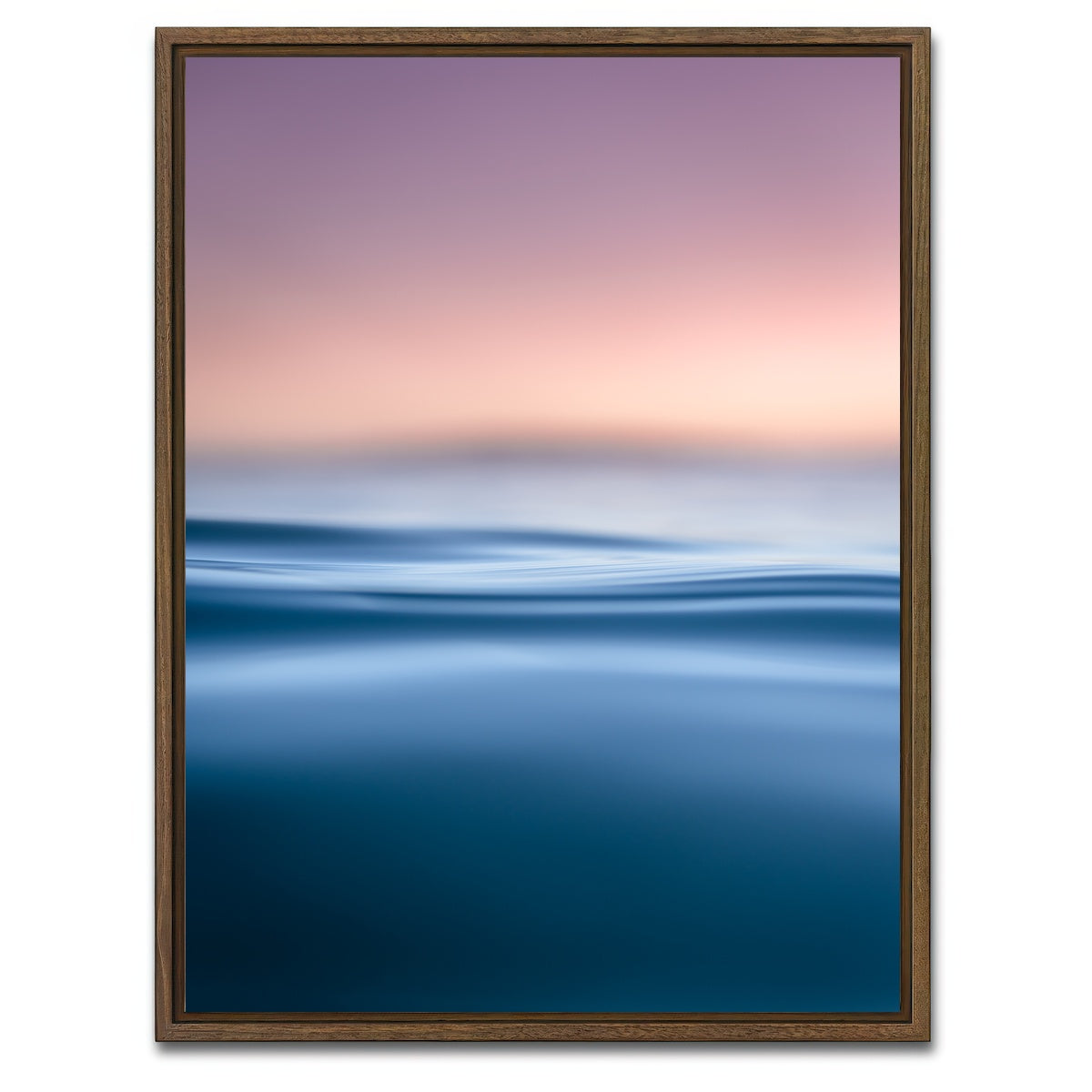 AUTO-MOCKUP WHITE | Ocean Silk | 1 Piece | Walnut Framed Canvas | group=3x4