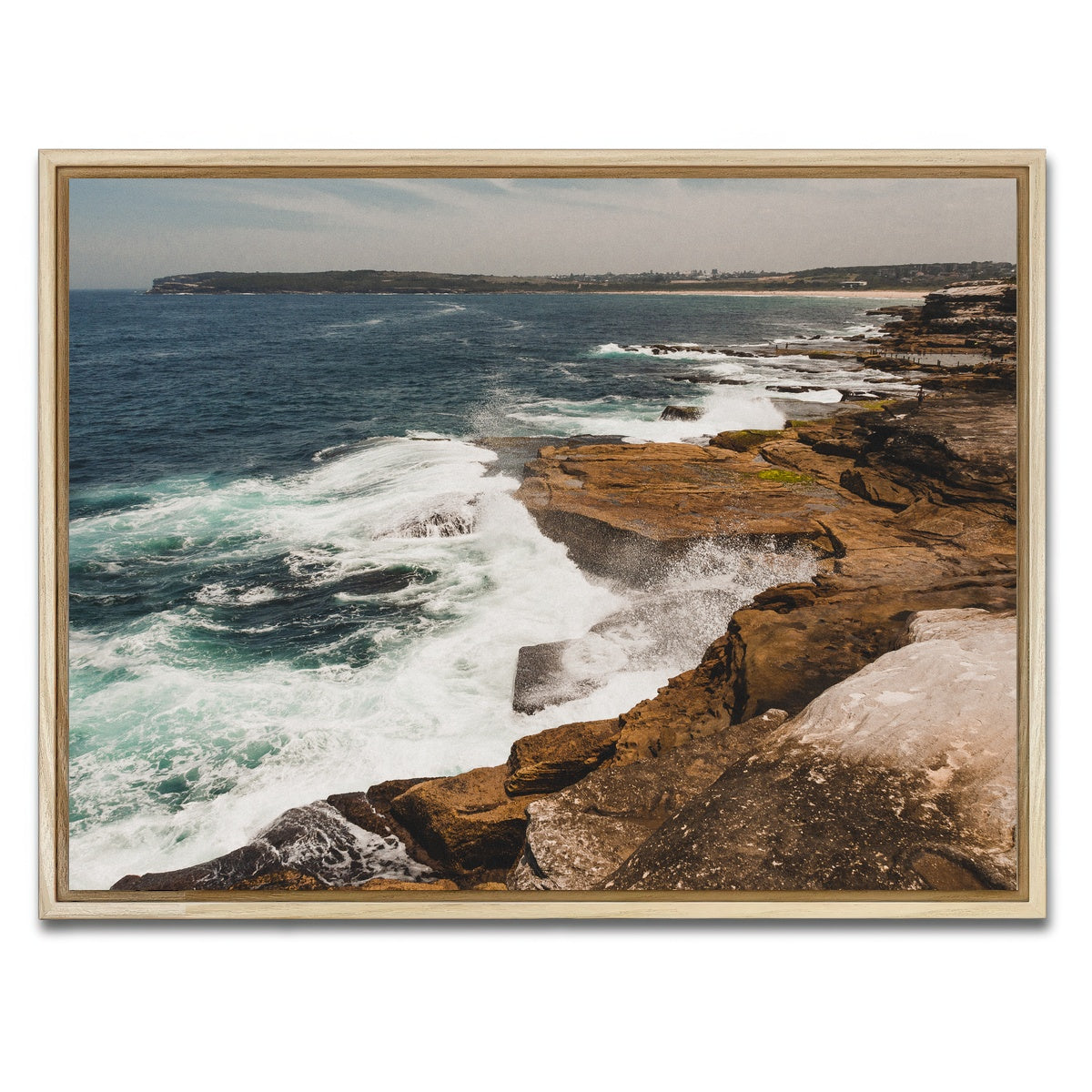 AUTO-MOCKUP WHITE | Ocean Spray | 1 Piece | Natural Framed Canvas | group=4x3