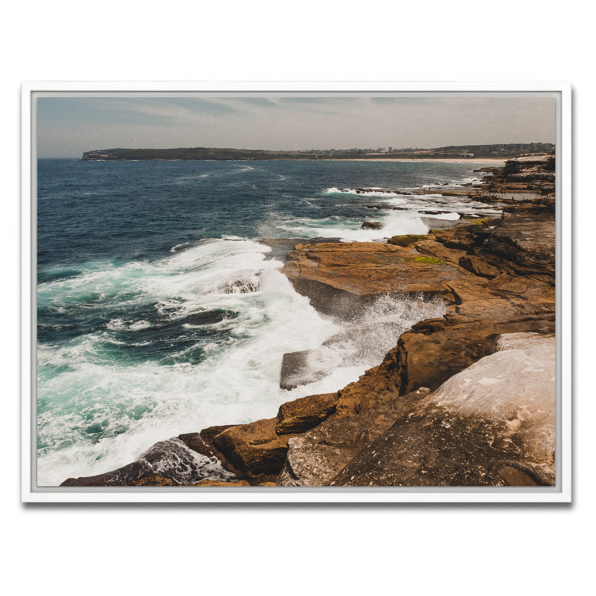 AUTO-MOCKUP WHITE | Ocean Spray | 1 Piece | White Framed Canvas | group=4x3