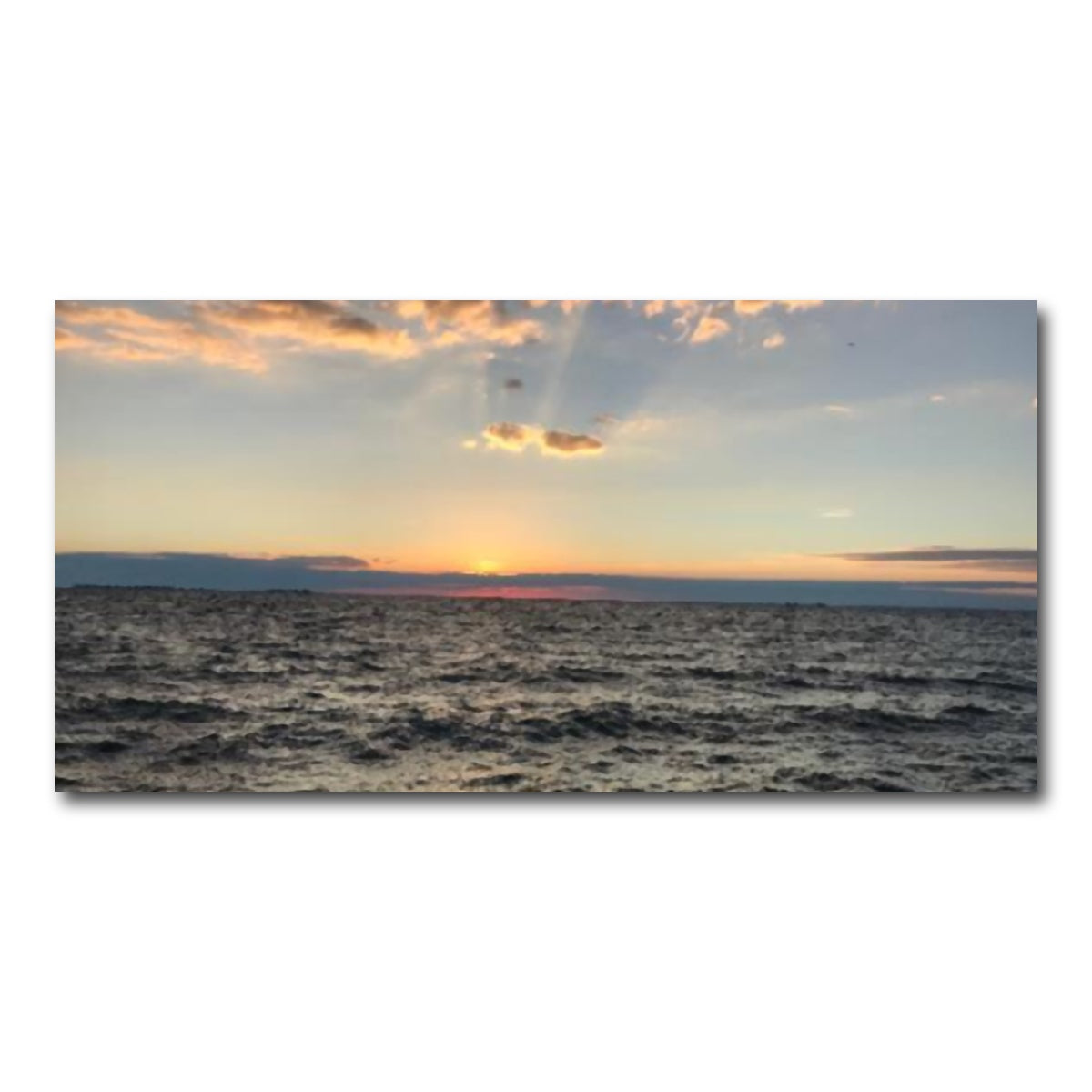 AUTO-MOCKUP WHITE | Ocean Sunset | 1 Piece | Gallery Wrap Canvas | group=2x1