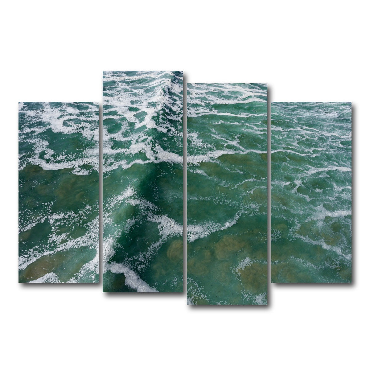 AUTO-MOCKUP WHITE | Ocean Surge | 4 Piece | Gallery Wrap Canvas | group=4_normal