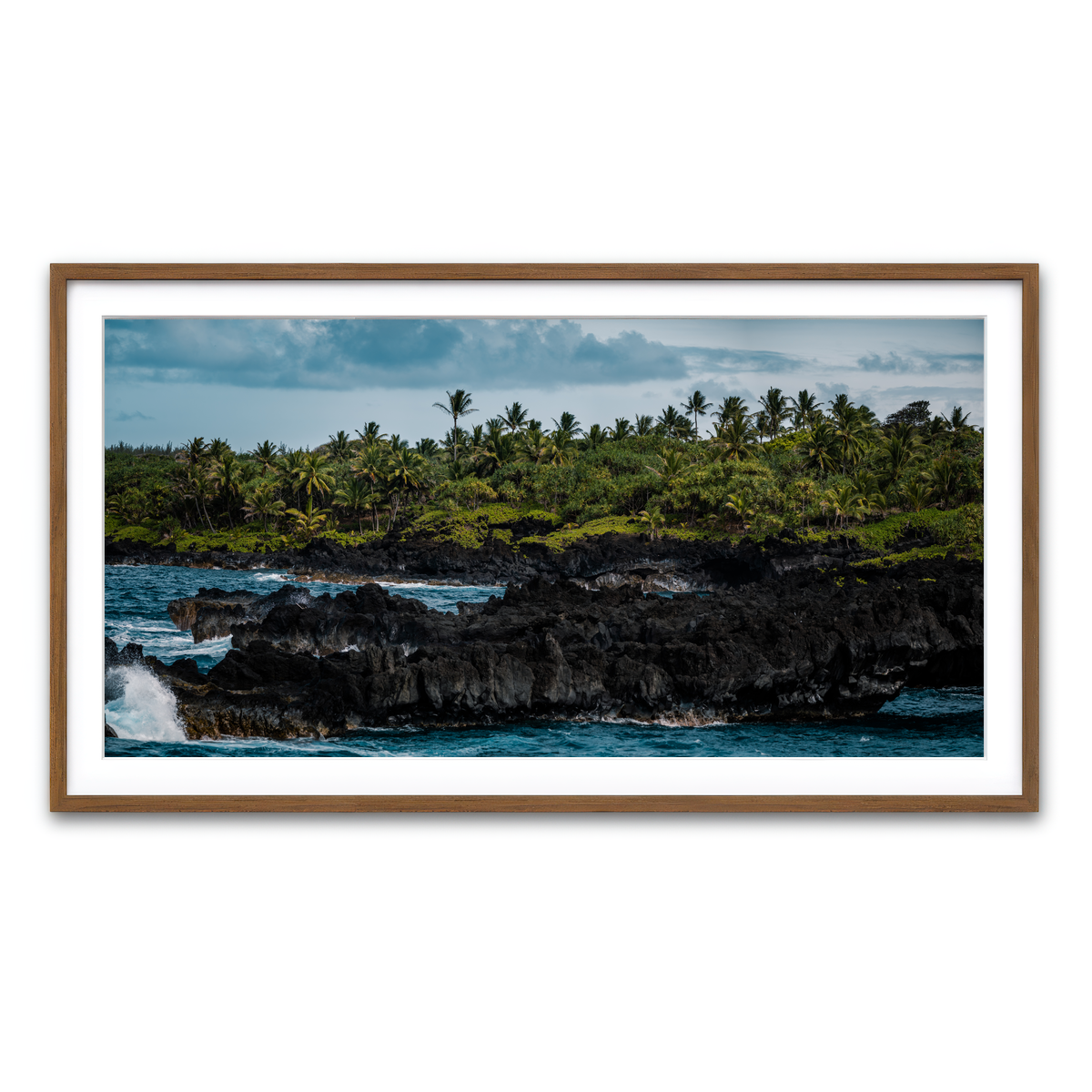 Framed Print 2x1 Walnut