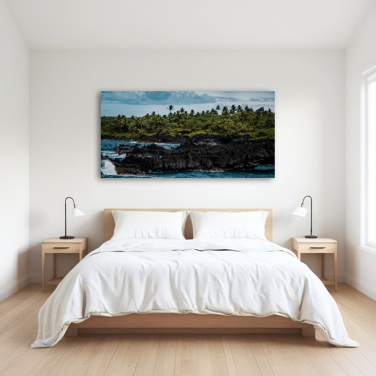 AUTO-MOCKUP ROOM | Ocean and Lava Rock