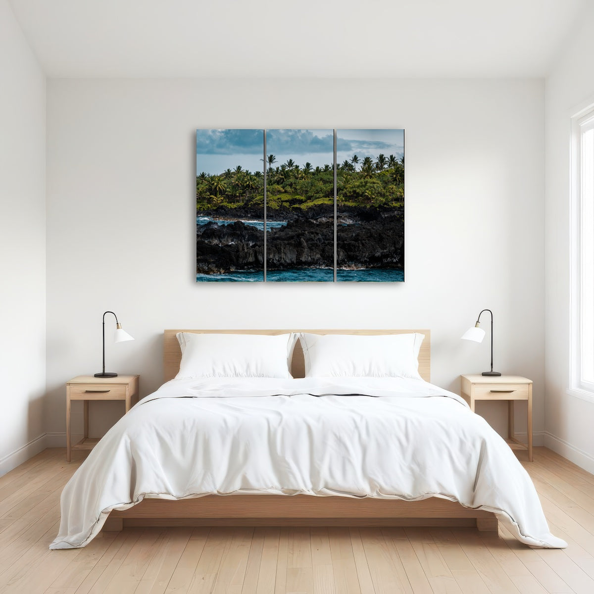 AUTO-MOCKUP ROOM | Ocean and Lava Rock