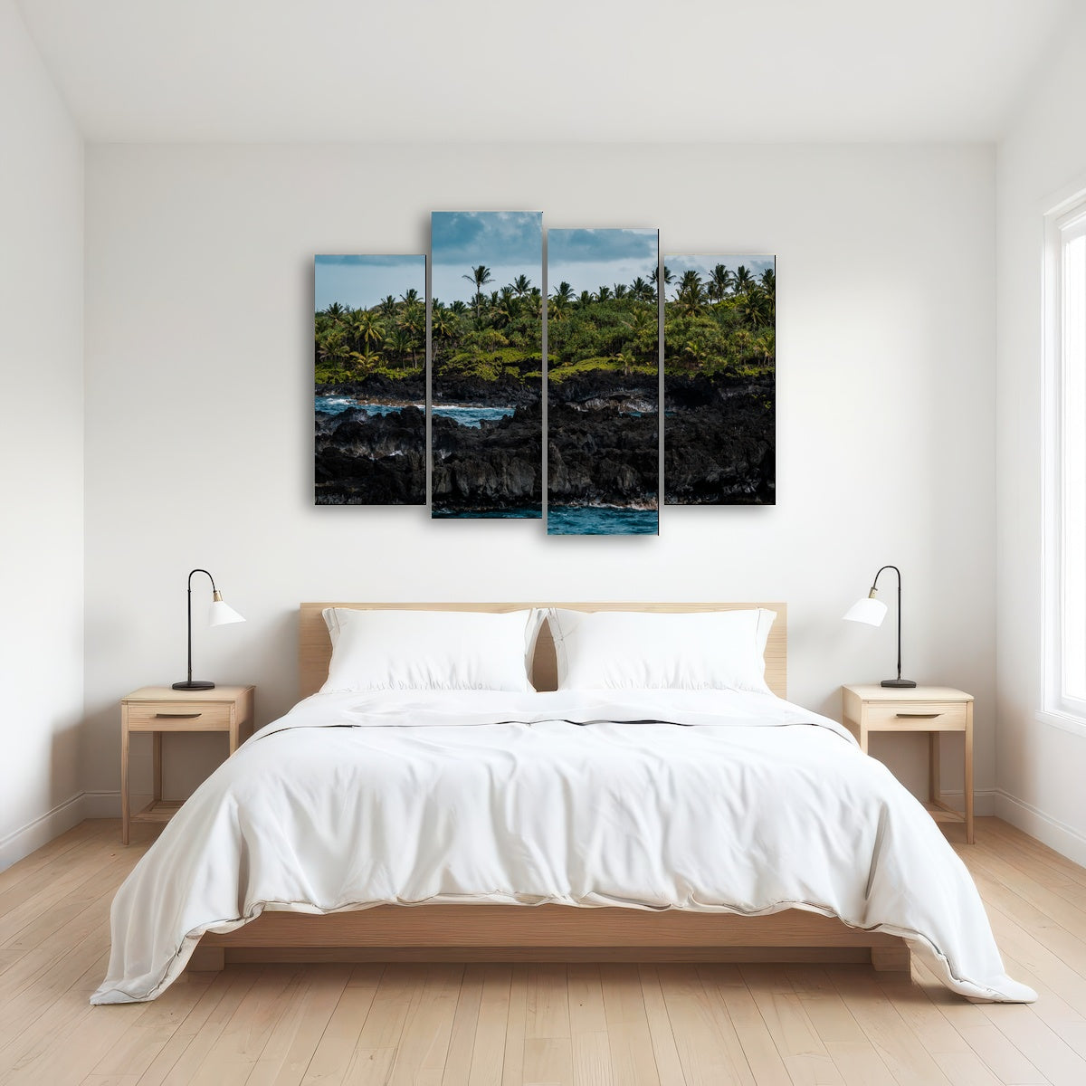 AUTO-MOCKUP ROOM | Ocean and Lava Rock