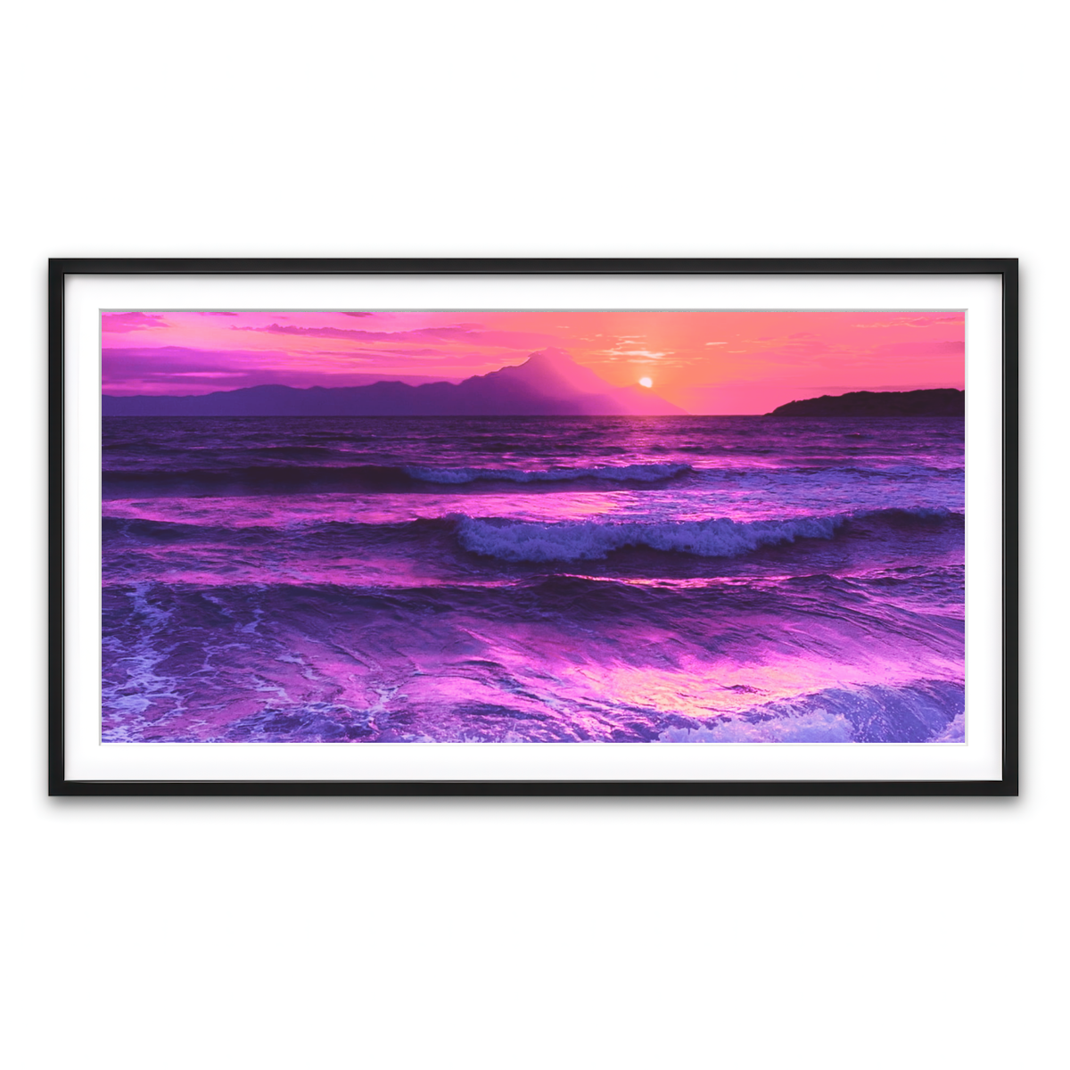 Framed Print 2x1 Black