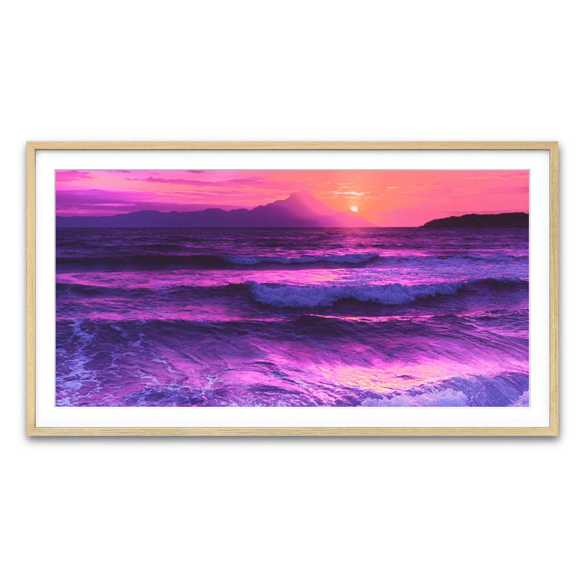 Framed Print 2x1 Natural