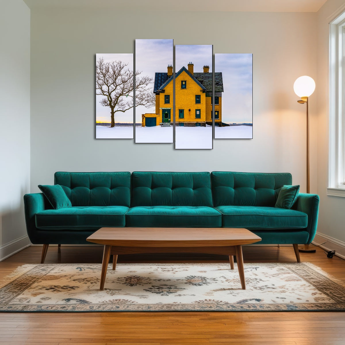 AUTO-MOCKUP ROOM | Officer's Row Yellow House