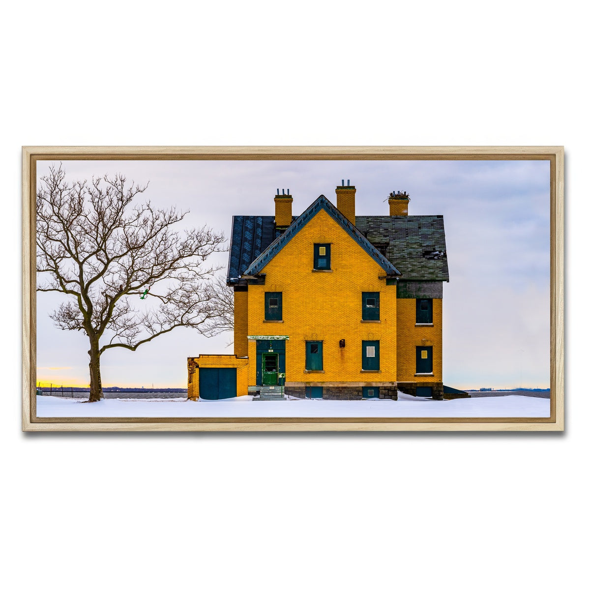 AUTO-MOCKUP WHITE | Officer's Row Yellow House | 1 Piece | Natural Framed Canvas | group=2x1
