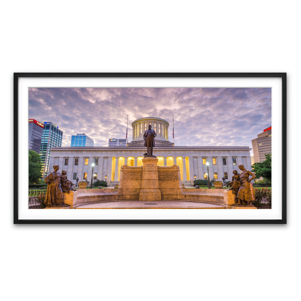 Framed Print 2x1 Black