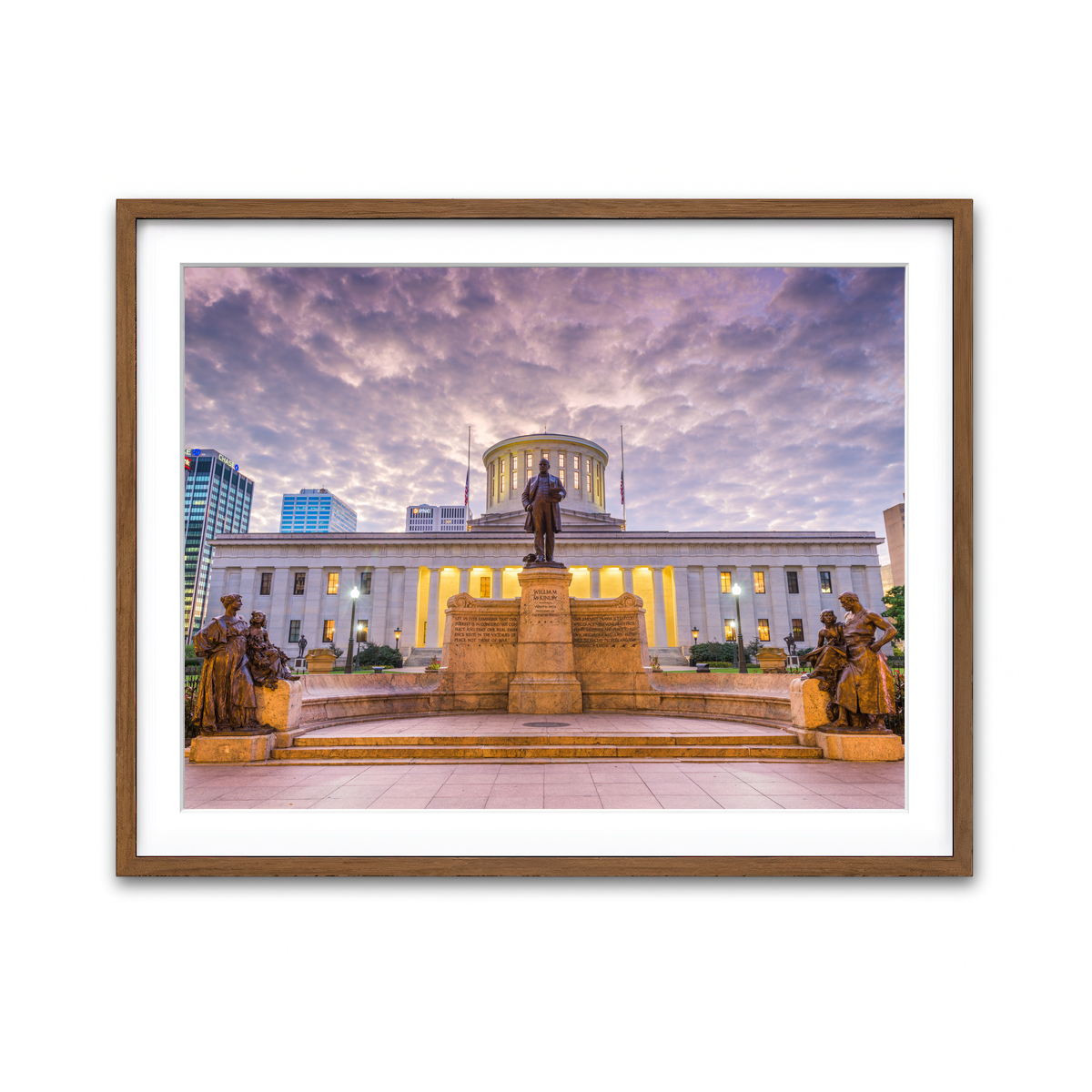 Framed Print 4x3 Walnut