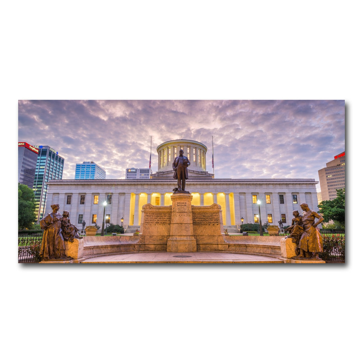 AUTO-MOCKUP WHITE | Ohio Statehouse | 1 Piece | Gallery Wrap Canvas | group=2x1