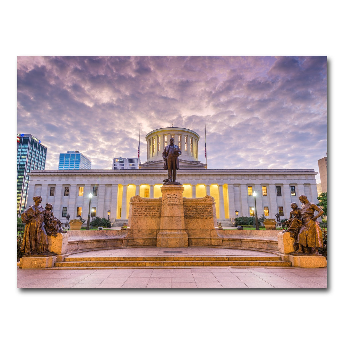 AUTO-MOCKUP WHITE | Ohio Statehouse | 1 Piece | Gallery Wrap Canvas | group=4x3
