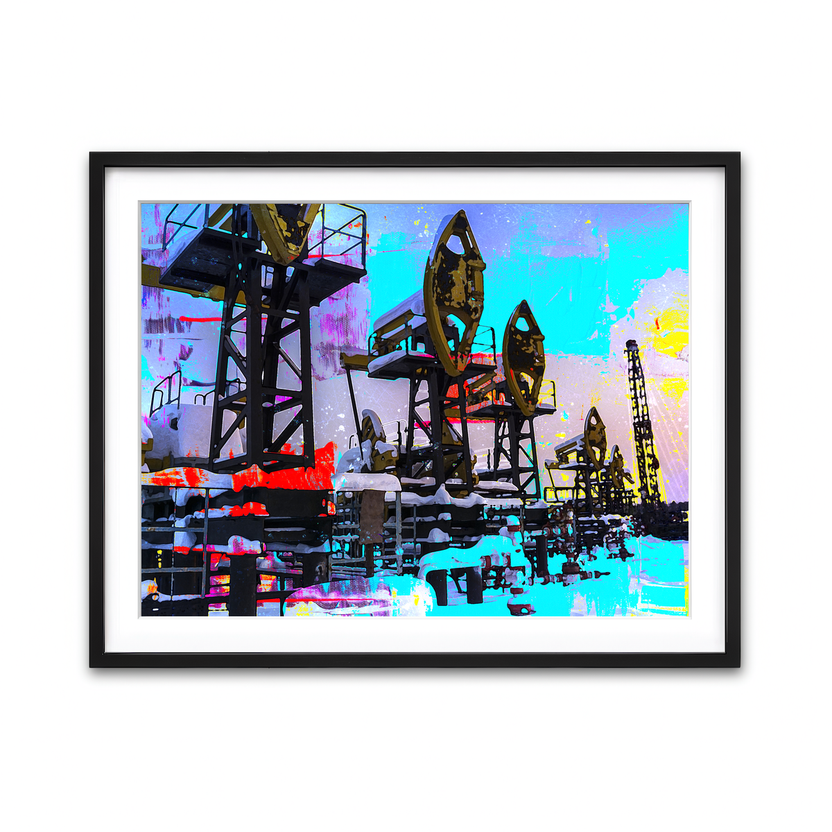 Framed Print 4x3 Black
