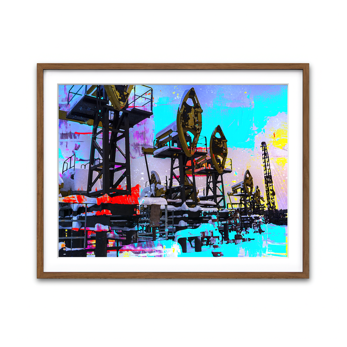 Framed Print 4x3 Walnut