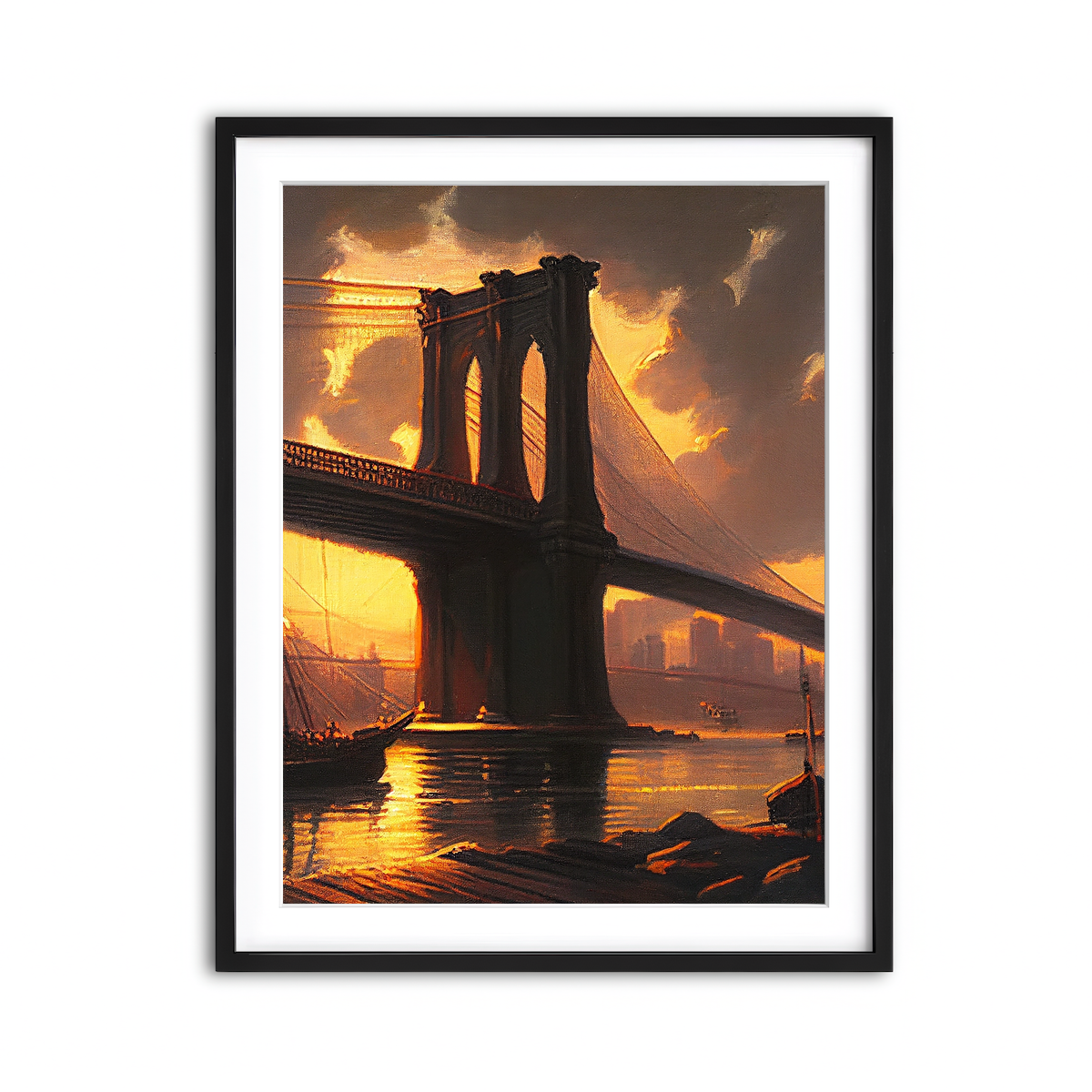Framed Print 3x4 Black