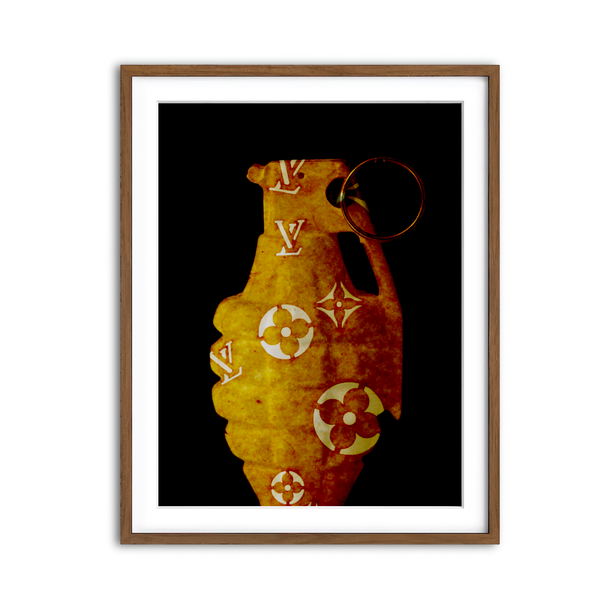 Framed Print 3x4 Walnut