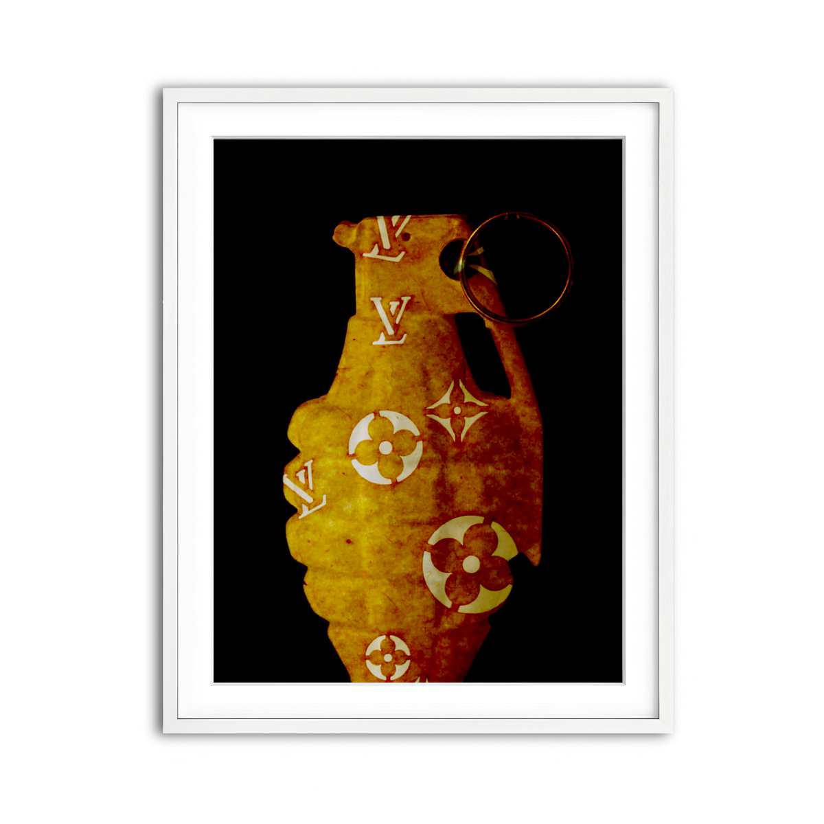 Framed Print 3x4 White