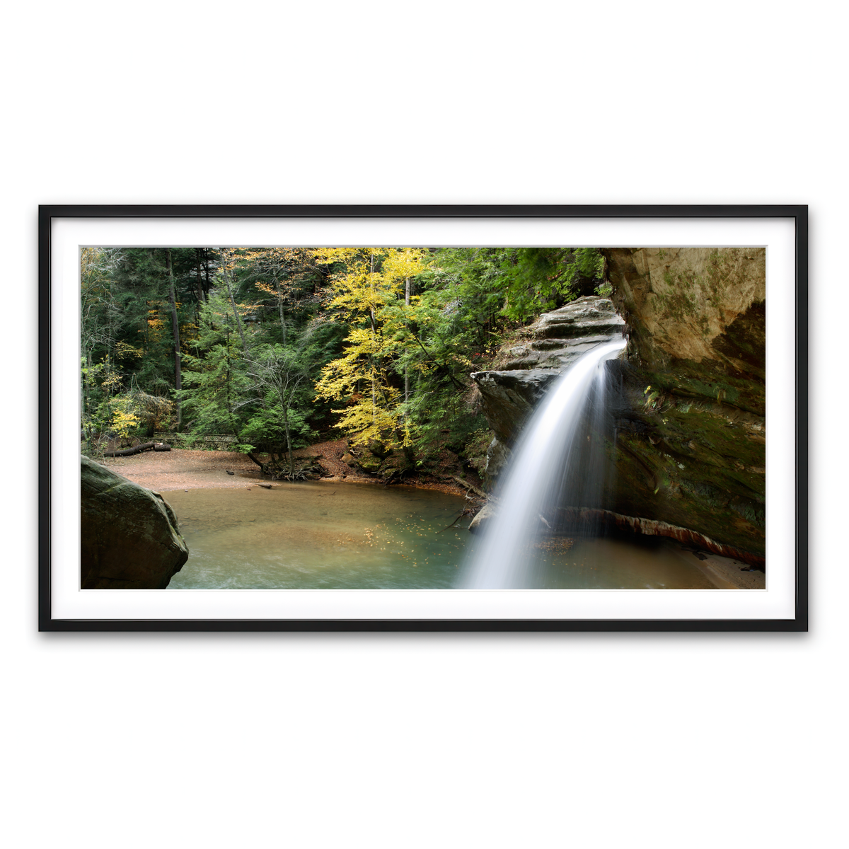 Framed Print 2x1 Black