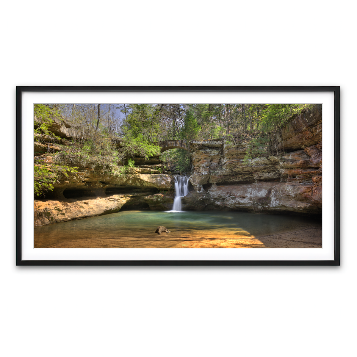 Framed Print 2x1 Black