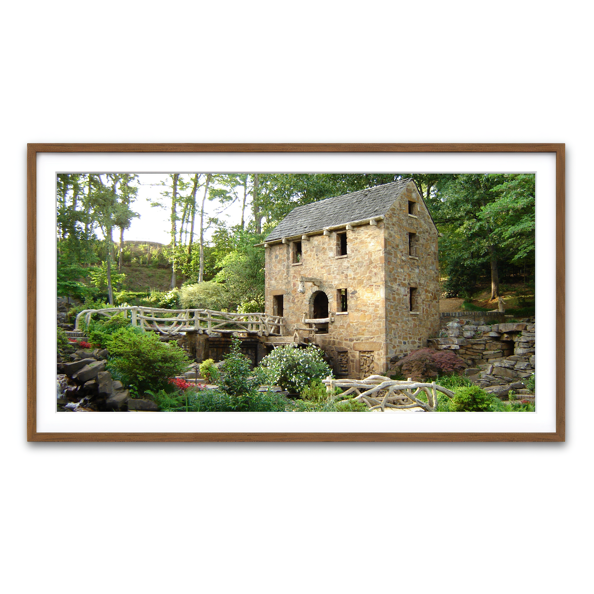 Framed Print 2x1 Walnut