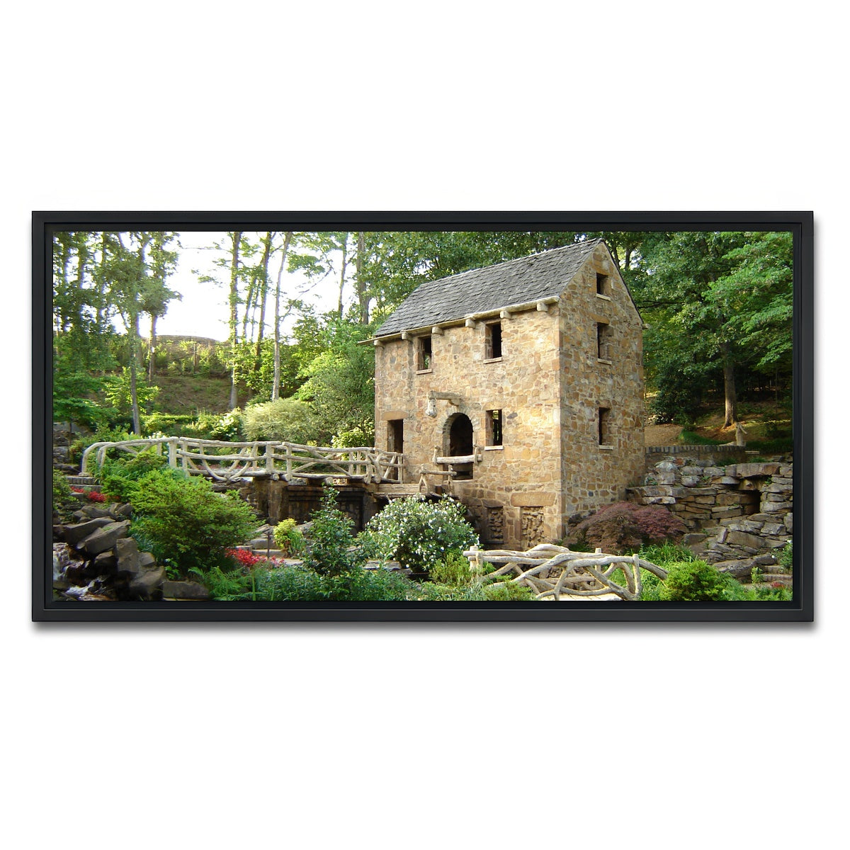 AUTO-MOCKUP WHITE | Old Mill Canvas | 1 Piece | Black Framed Canvas | group=2x1