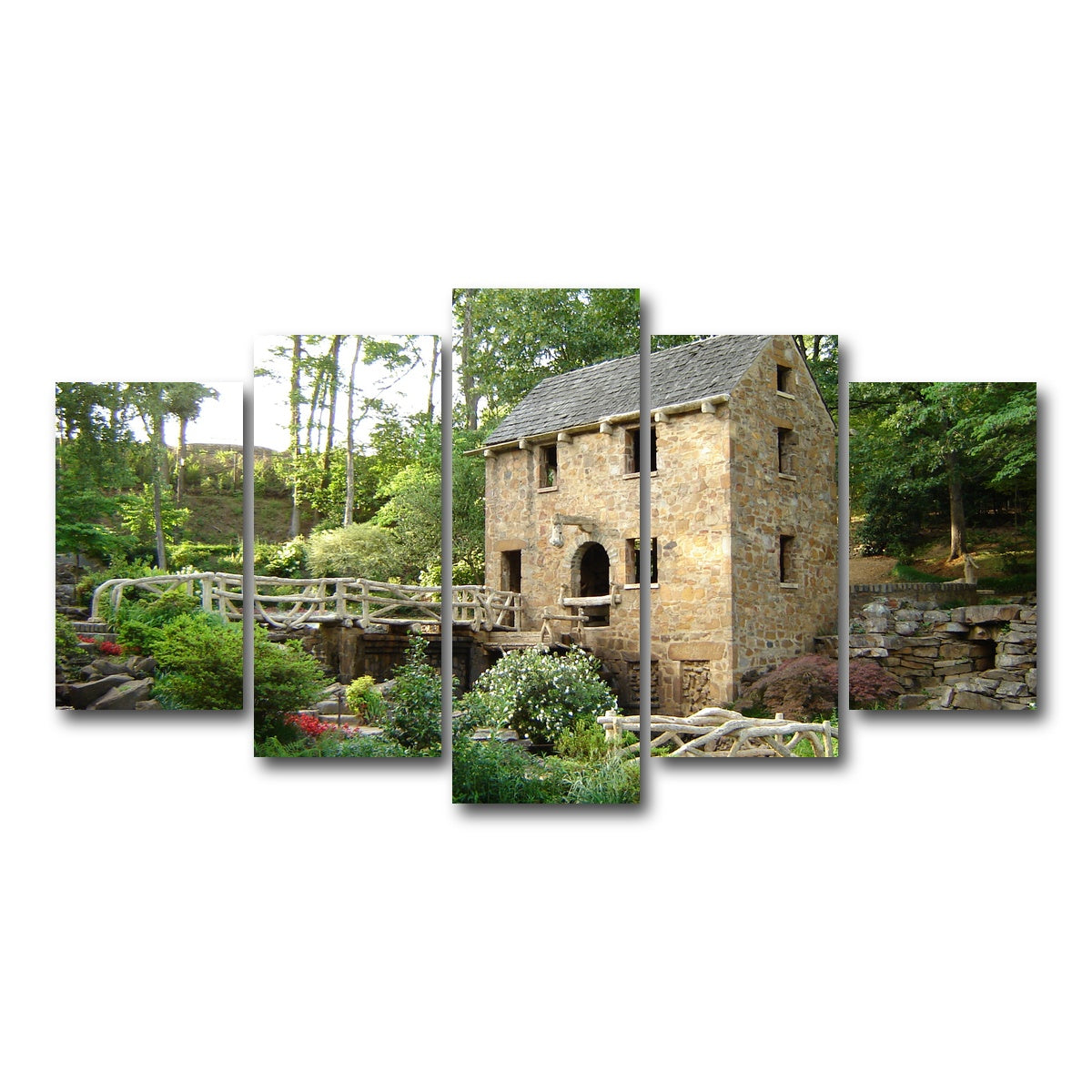 AUTO-MOCKUP WHITE | Old Mill Canvas | 5 Piece | Gallery Wrap Canvas | group=5_normal