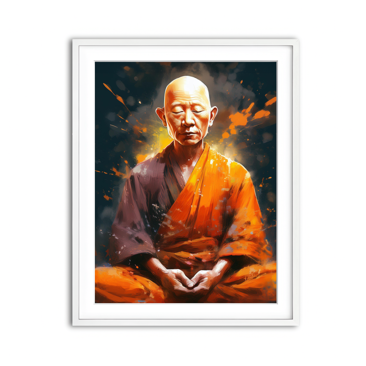 Framed Print 3x4 White