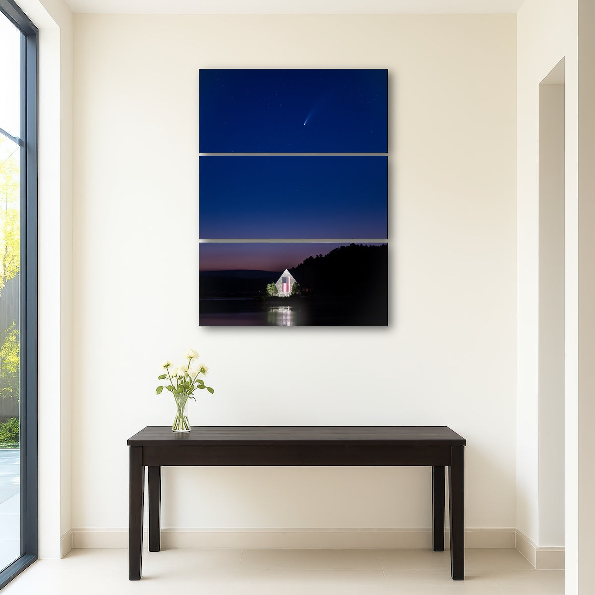 AUTO-MOCKUP ROOM | Old Stone Church and Neowise