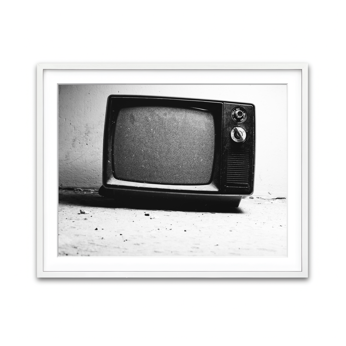 Framed Print 4x3 White