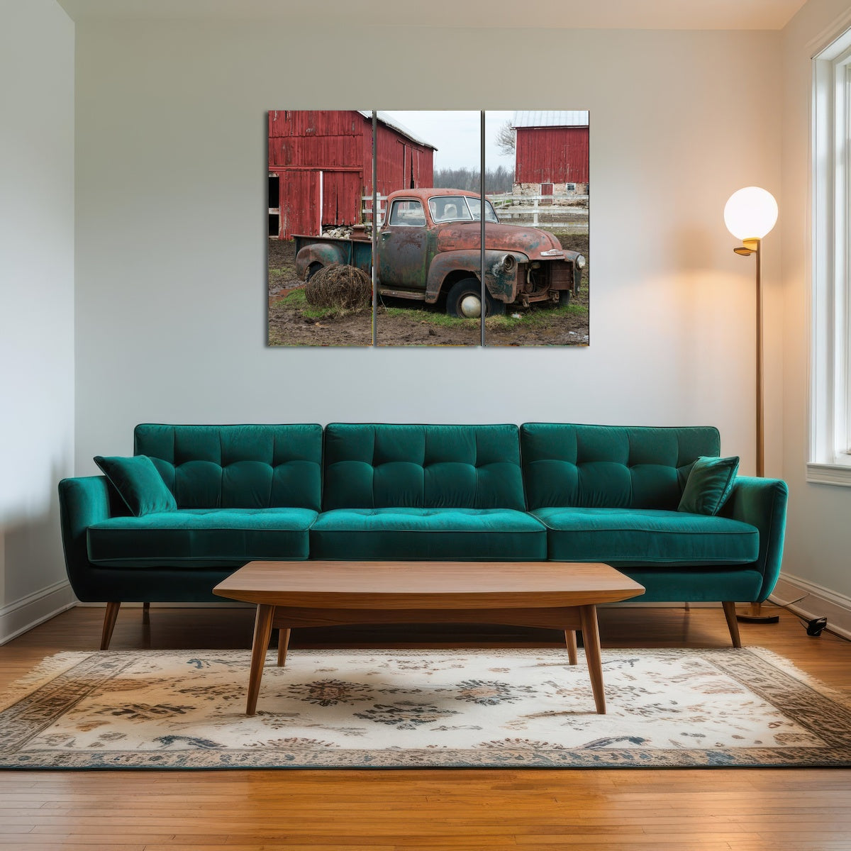 AUTO-MOCKUP ROOM | Old Wisconsin Dairy Farm Truck