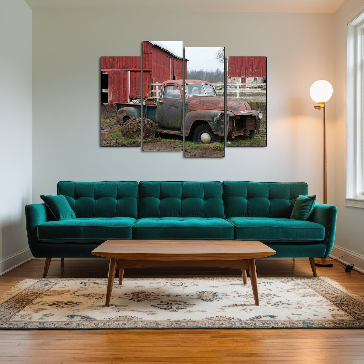 AUTO-MOCKUP ROOM | Old Wisconsin Dairy Farm Truck