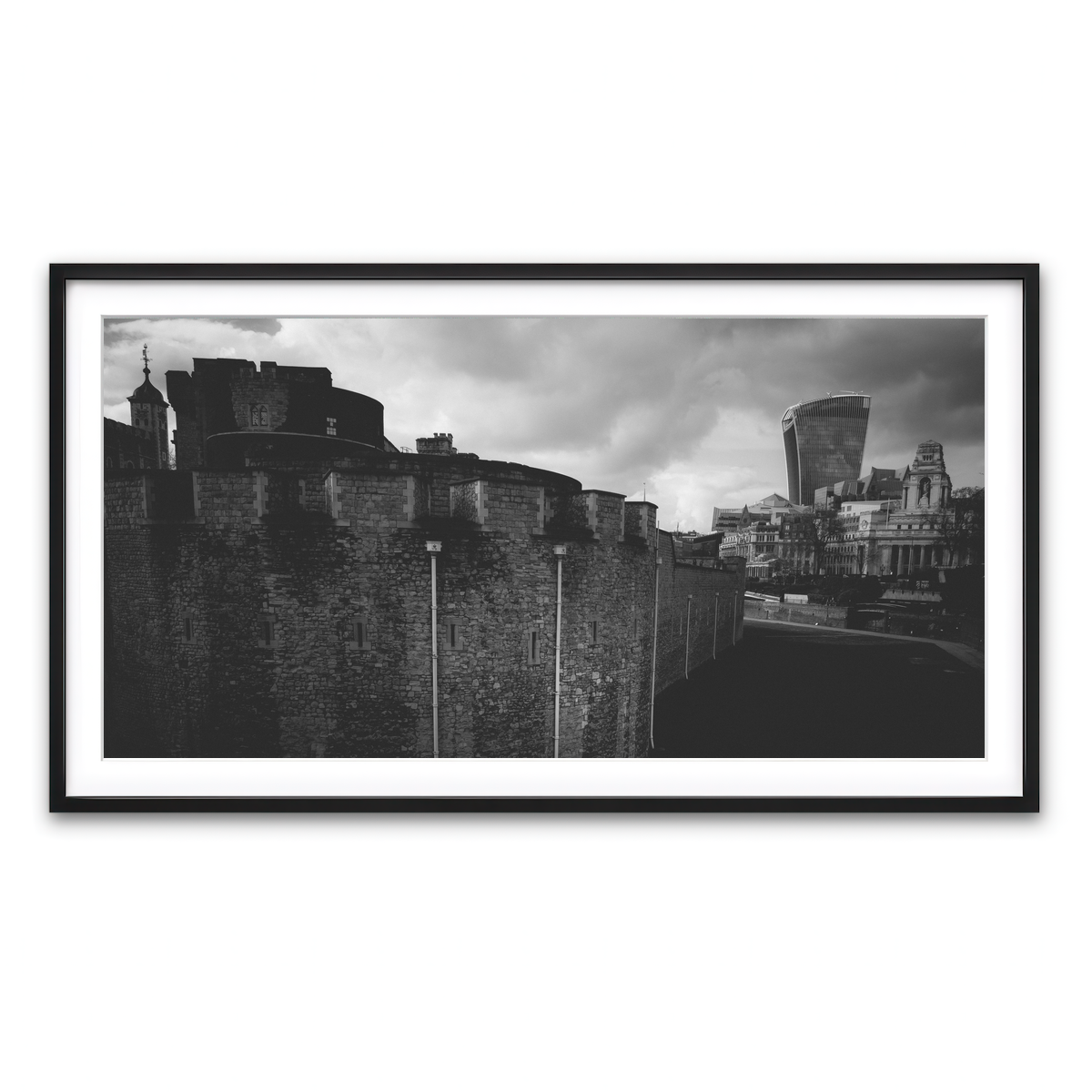 Framed Print 2x1 Black
