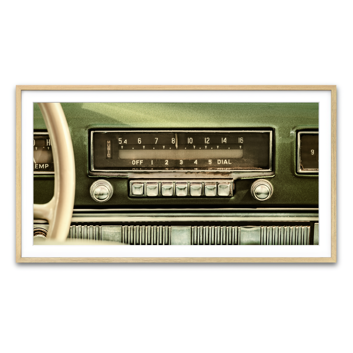 Framed Print 2x1 Natural