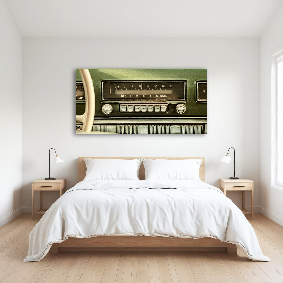 AUTO-MOCKUP ROOM | Old car radio