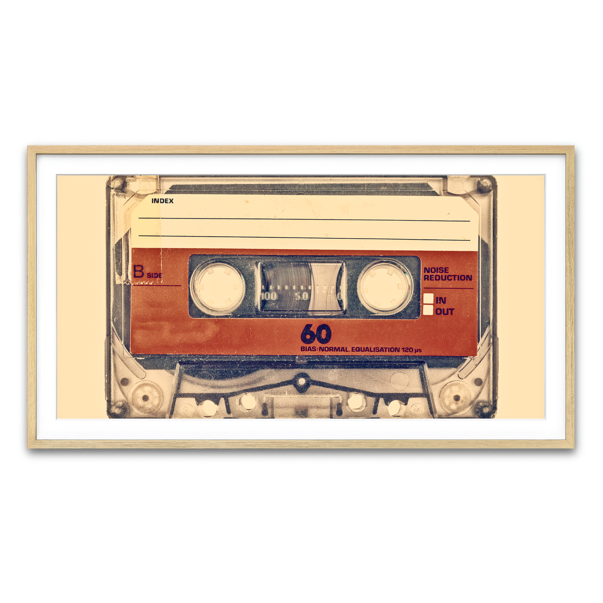 Framed Print 2x1 Natural