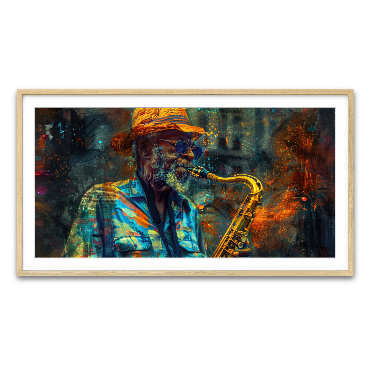 Framed Print 2x1 Natural