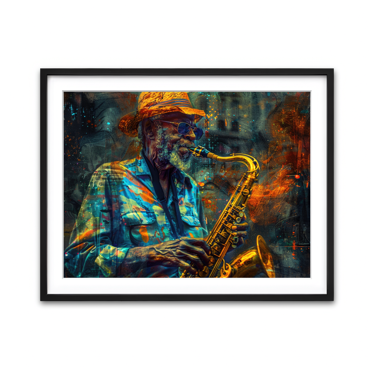 Framed Print 4x3 Black