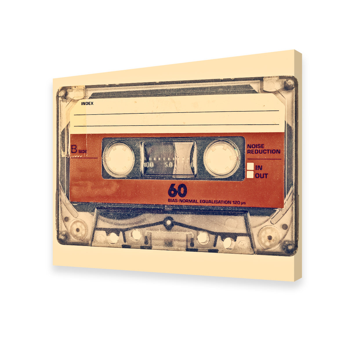 Old Compact Cassette Wall Art